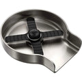 Kitchen Sink Glass Rinser Hands-Free Multi-Angle Jets Brushed Nickel