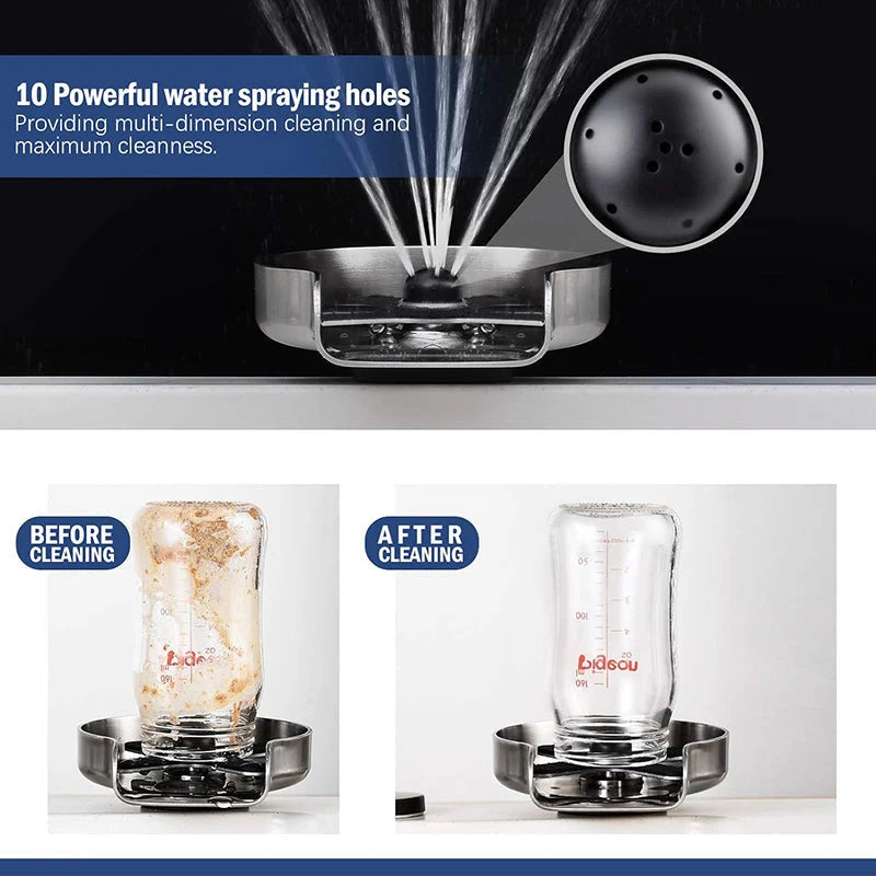 Kitchen Sink Rinser Auto Shutoff & Multi-Angle Jets