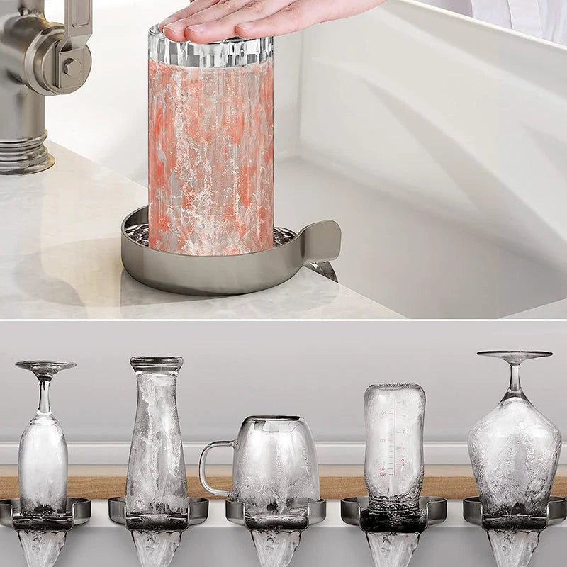 Kitchen Sink Rinser Auto Shutoff & Multi-Angle Jets