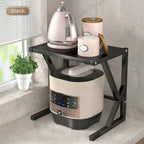 Kitchen Storage Rack Two-Tier Durable Steel Space-Saving