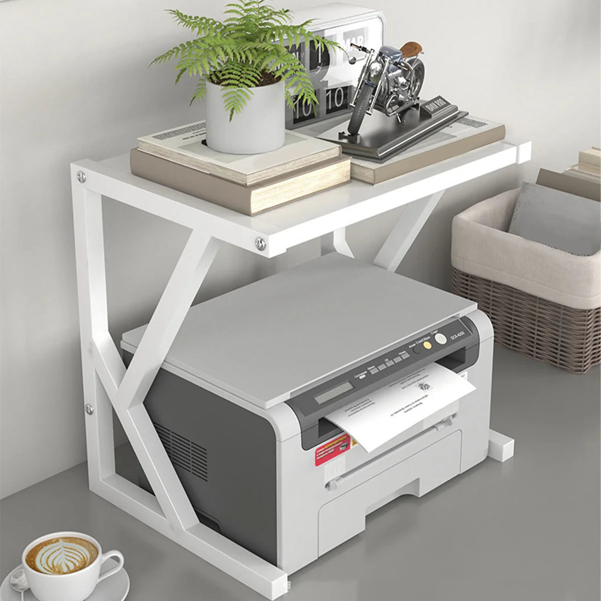Kitchen Storage Rack Two-Tier Durable Steel Space-Saving