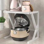 Kitchen Storage Rack Two-Tier Durable Steel Space-Saving