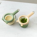 Kitchen Strainer Dual Mesh Removable Screen Hanging Hook