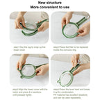 Kitchen Strainer Dual Mesh Removable Screen Hanging Hook