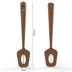 Kitchen Thermometer LCD Stainless Steel Probe & Silicone Spatula