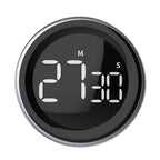 Kitchen Timer Magnetic Backing LED Display Countdown & Count-Up