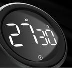 Kitchen Timer Magnetic Backing LED Display Countdown & Count-Up