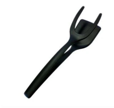 Kitchen Tongs 2-in-1 Spatula Silica Gel Dishwasher Safe