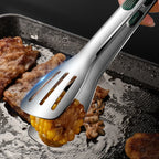 Kitchen Tongs 304 Stainless Steel Ergonomic Grip
