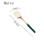 Kitchen Utensil Set 304 Stainless Steel Gold-Plated Hook Stand