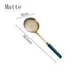 Kitchen Utensil Set 304 Stainless Steel Gold-Plated Hook Stand