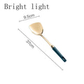 Kitchen Utensil Set 304 Stainless Steel Gold-Plated Hook Stand