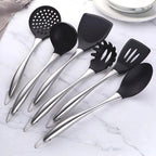 Kitchen Utensil Set 6-Piece Stainless Steel & Non-Stick
