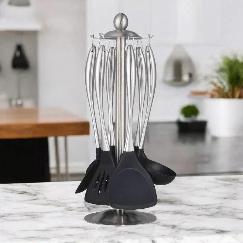 Kitchen Utensil Set 6-Piece Stainless Steel & Non-Stick