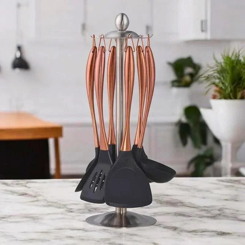 Kitchen Utensil Set 6-Piece Stainless Steel & Non-Stick
