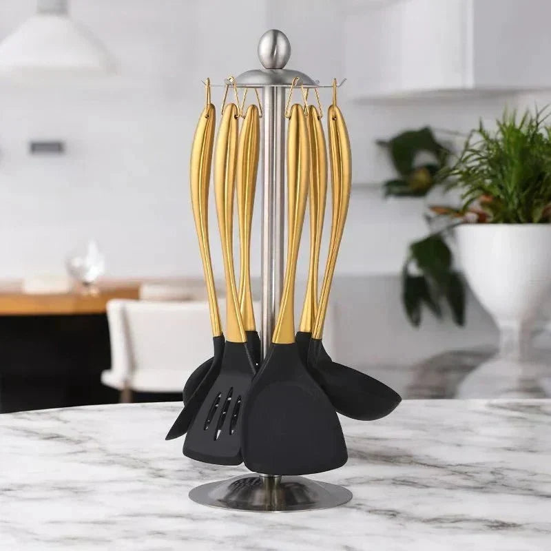 Kitchen Utensil Set 6-Piece Stainless Steel & Non-Stick
