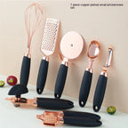 Kitchen Utensil Set 7-Piece Stainless Steel Cutlery Rack
