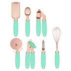 Kitchen Utensil Set 7-Piece Stainless Steel Cutlery Rack