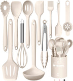 Kitchen Utensil Set Non-Stick Heat-Resistant Silicone 12-Piece