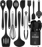 Kitchen Utensil Set Non-Stick Heat-Resistant Silicone 12-Piece