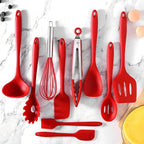 Kitchen Utensil Set Non-Stick Heat-Resistant Silicone 12-Piece