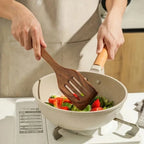 Kitchen Utensil Set Solid Beechwood 7-Piece Heat-Resistant & Non-Scratch