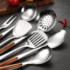 Kitchen Utensil Set Stainless Steel Dishwasher Safe 5-Piece