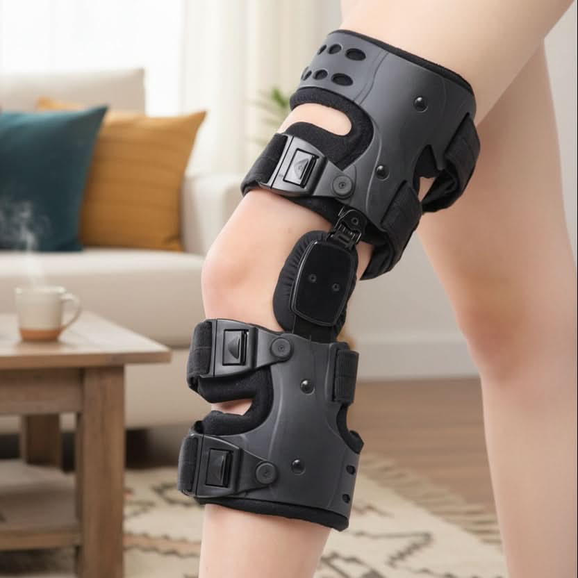 Knee Brace Adjustable Stabilizing Support Secure Fit