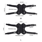Knee Brace Adjustable Straps Reinforced Metal Stabilizers