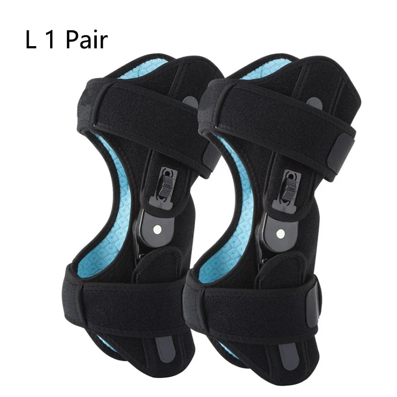 Knee Brace Adjustable Straps Reinforced Metal Stabilizers