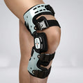 Knee Brace Double Hinge Adjustable Straps & Padded Lining