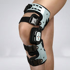 Knee Brace Double Hinge Adjustable Straps & Padded Lining
