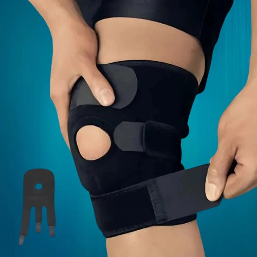 Knee Brace Neoprene Circular Compression & Side Stabilizers