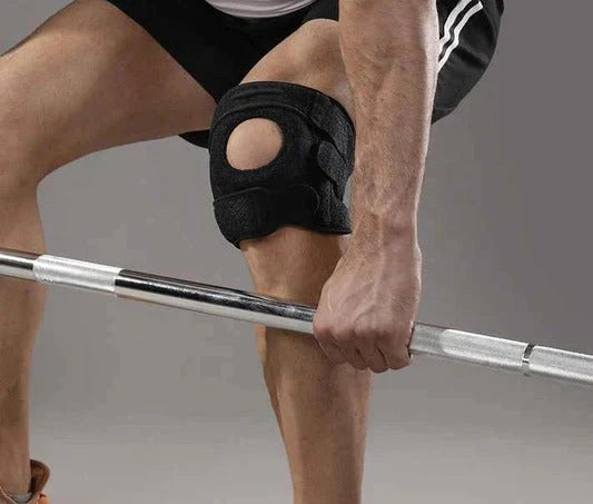 Knee Brace Open-Front Alignment & Adjustable Compression