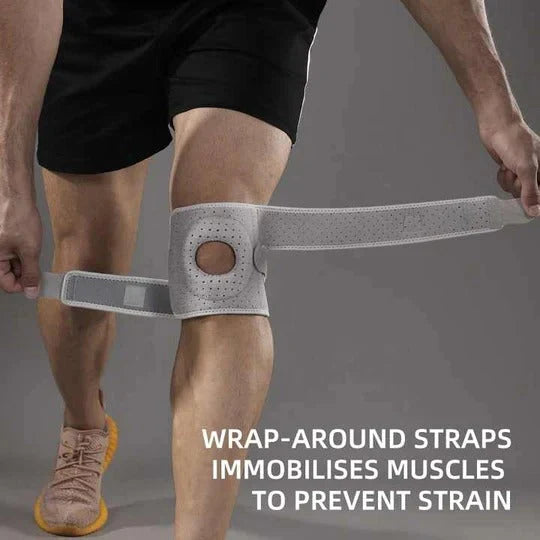 Knee Brace Open-Front Alignment & Adjustable Compression