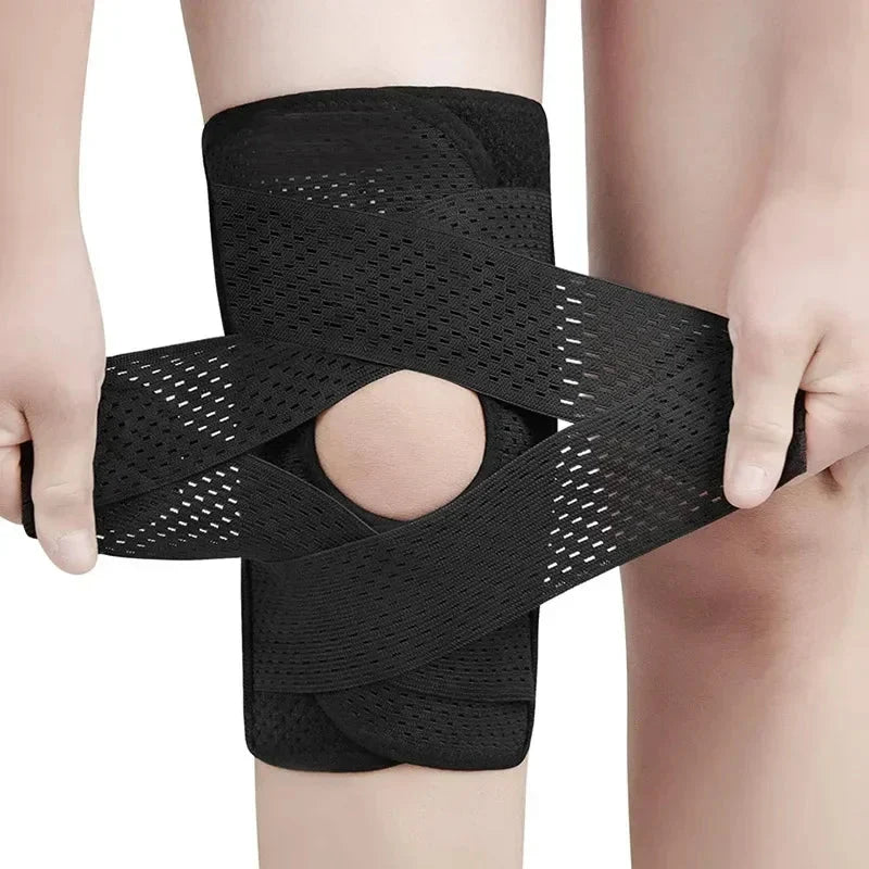 Knee Brace Open Patella Adjustable Compression