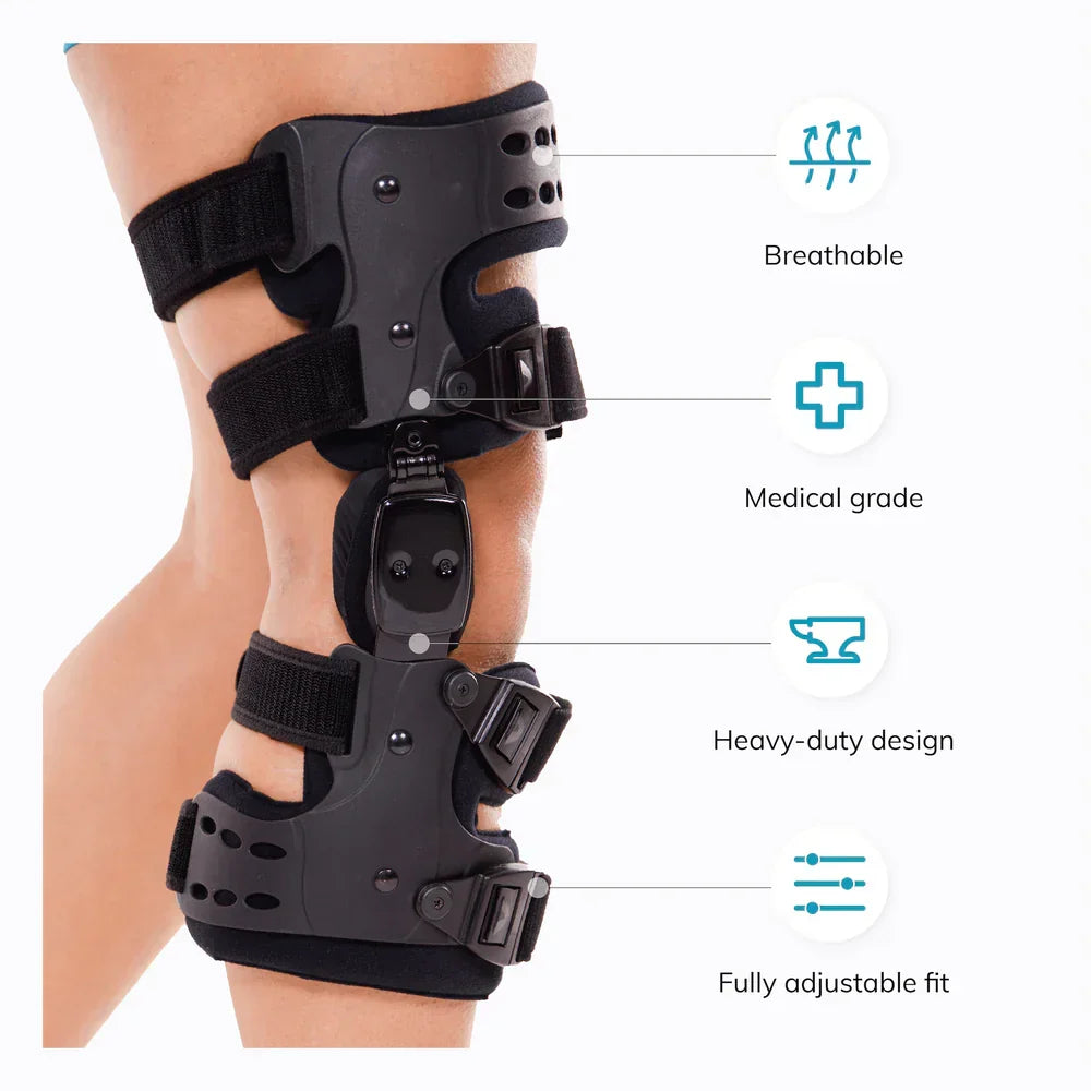Knee Brace Unloader Adjustable Stainless Steel Hinges