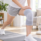 Knee Compression Sleeve Breathable Bamboo Fabric Flexible Support