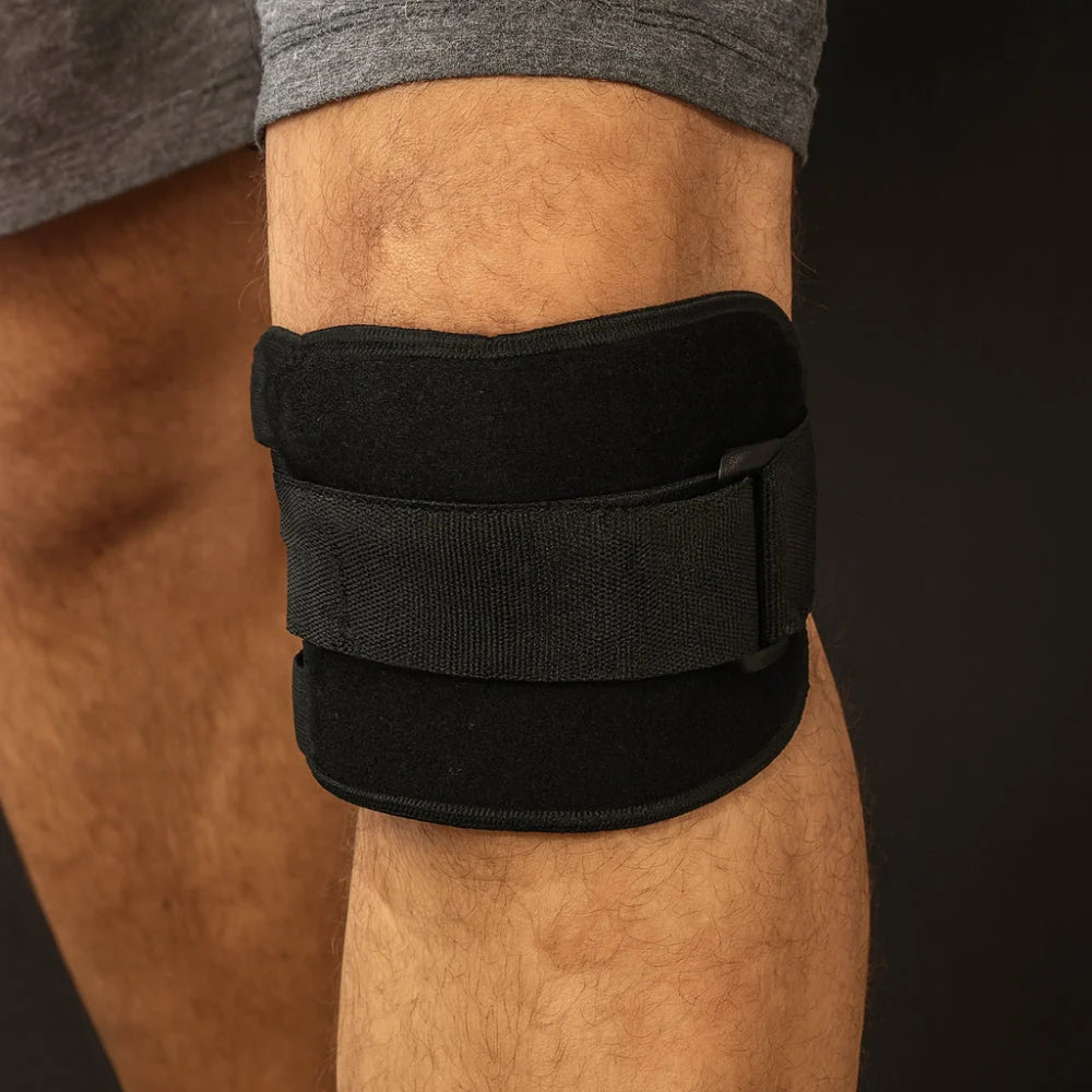 Knee Compression Wrap Adjustable Cushioned Pressure Pad