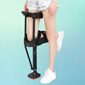 Knee Crutch Hands-Free Padded Adjustable Height