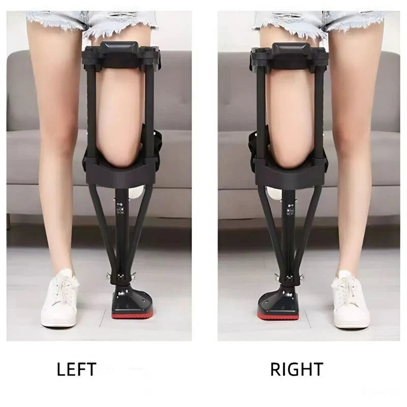 Knee Crutch Hands-Free Padded Adjustable Height