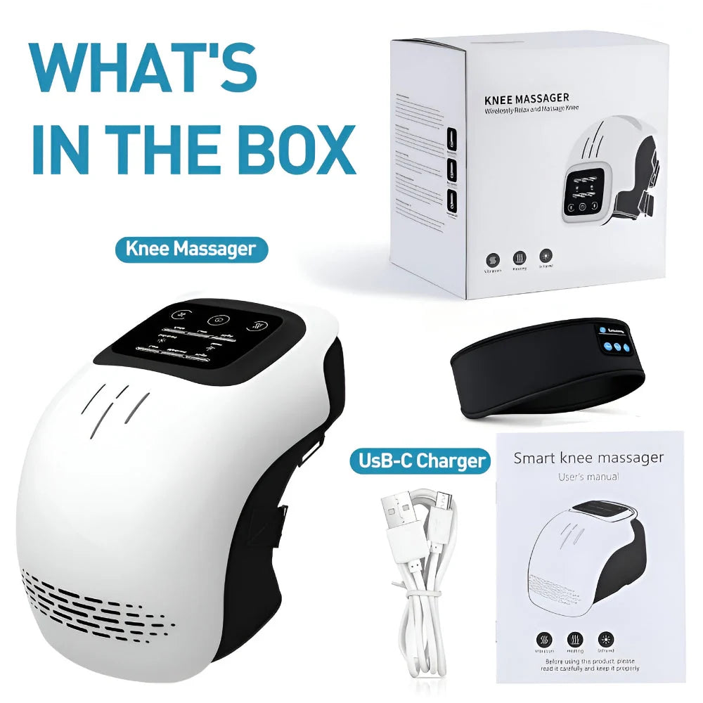 Knee Heating Pad Cordless USB Rechargeable Adjustable Heat