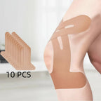 Knee Kinesiology Tape Precut Strips 150% Stretch Cotton Blend