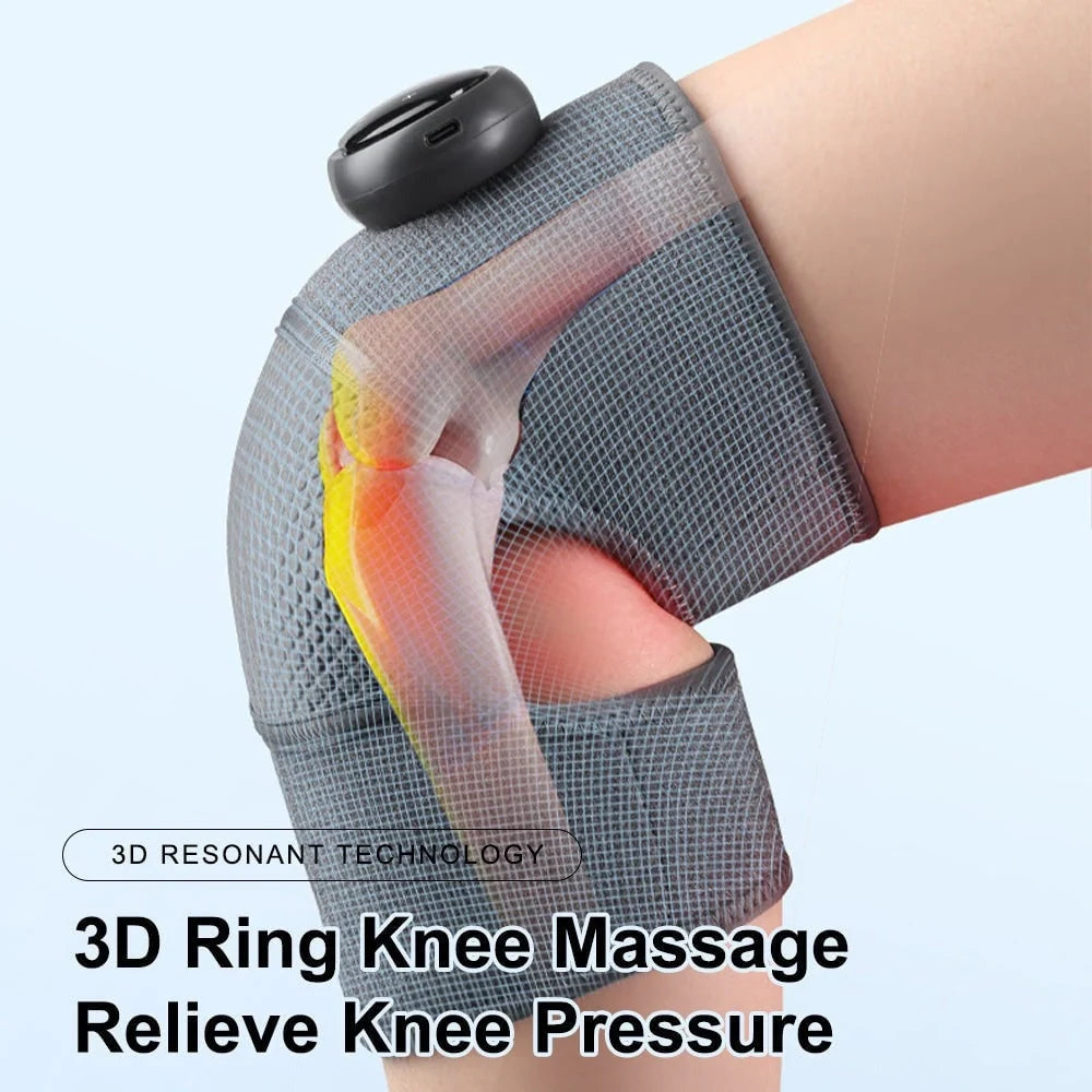 Knee Massager Cordless Vibration & Heat USB-C Rechargeable