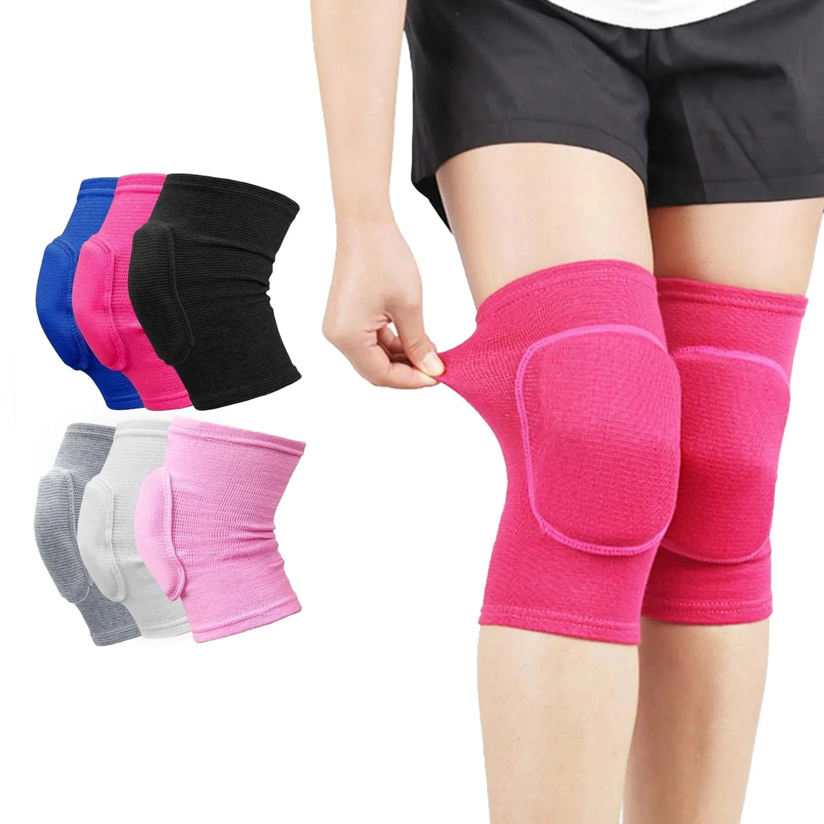 Knee Pads Thick EVA Foam Elastic Non-Slip