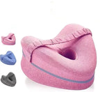 Knee Pillow Contoured Memory Foam Adjustable Strap