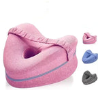 Knee Pillow Contoured Memory Foam Adjustable Strap