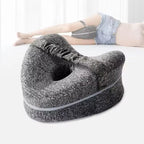 Knee Pillow Contoured Memory Foam Adjustable Strap