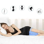 Knee Pillow Contoured Memory Foam Hollow Center Elastic Strap