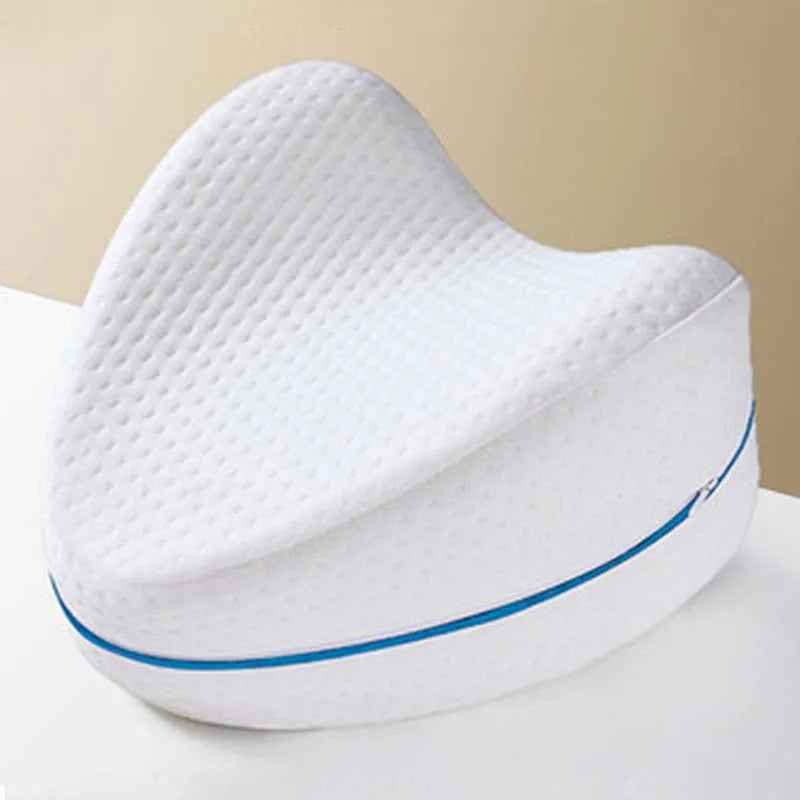 Knee Pillow Ergonomic Memory Foam Removable Cover